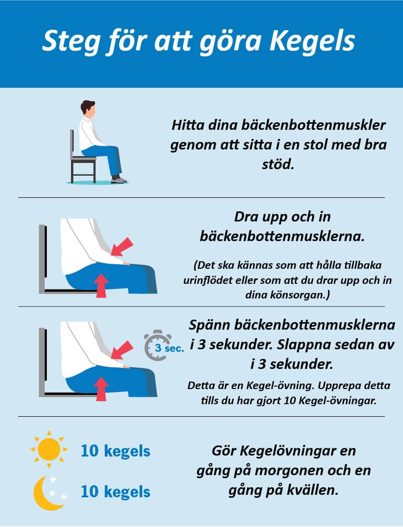 Steg for att gora kegels sverige