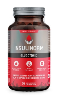 Insulinorm Glucotonic Kapslar för diabetes Sverige Geberich