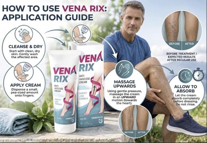 Användningsanvisning för Venarix Cream